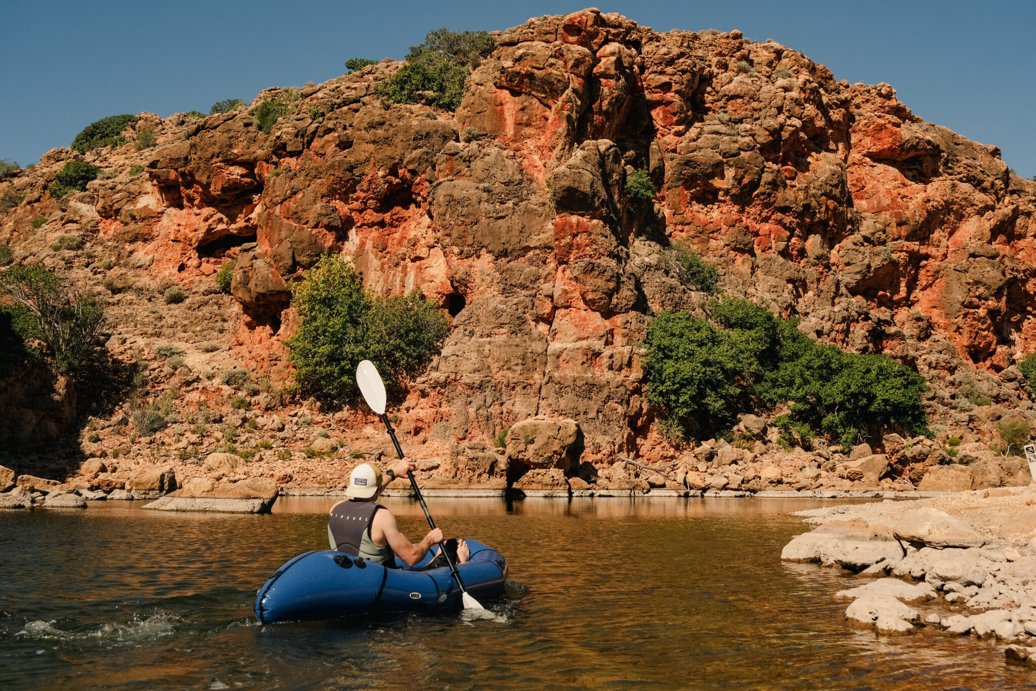 Packrafting in the Yardi Creek